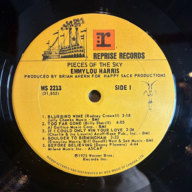 Pieces Of The Sky (VINYL) | Near Mint (NM or M-) Very Good Plus (VG+) - FOLK / USED *NEAR MINT*