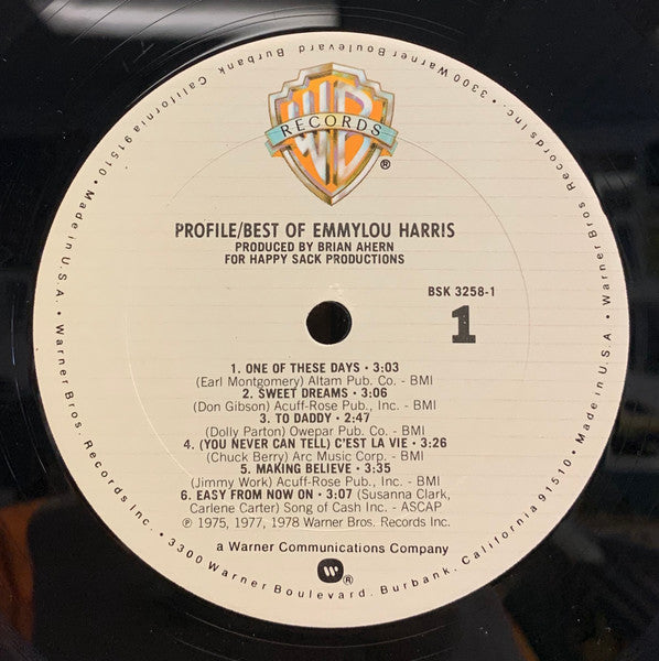 Profile / Best Of Emmylou Harris (VINYL) | Near Mint (NM) Near Mint (NM) - FOLK / USED *NEAR MINT*