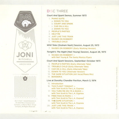 Archives – Volume 3: The Asylum Years (1972-1975) (5x CD BOX) | Near Mint (NM or M-) Excellent+ (EX+) - FOLK / USED *NEAR MINT*