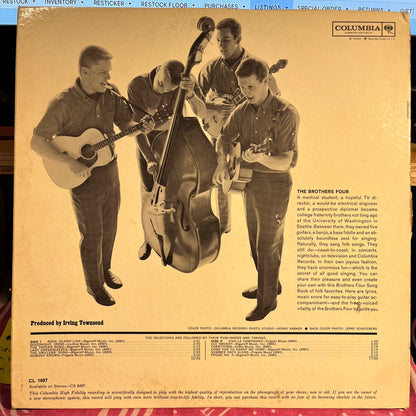The Brothers Four - Song Book *SIGNED* | Near Mint (NM) Excellent (EX) - FOLK / USED *NEAR MINT*