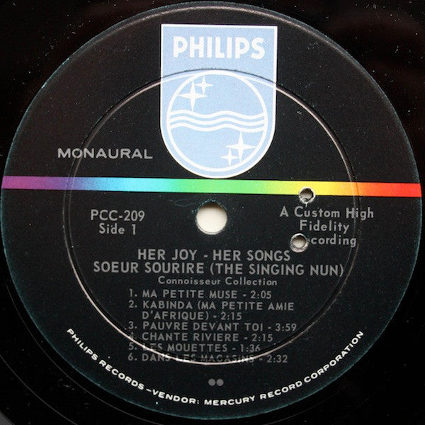Soeur Sourire - Her Joy Her Songs | Near Mint (NM) Excellent (EX) - FOLK / USED *NEAR MINT*