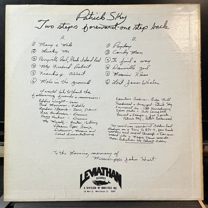 Patrick Sky - Two Steps Forward, One Step Back (VINYL LP) | USED Near Mint (NM or M-) Excellent+ (EX+) - FOLK / USED *NEAR MINT*