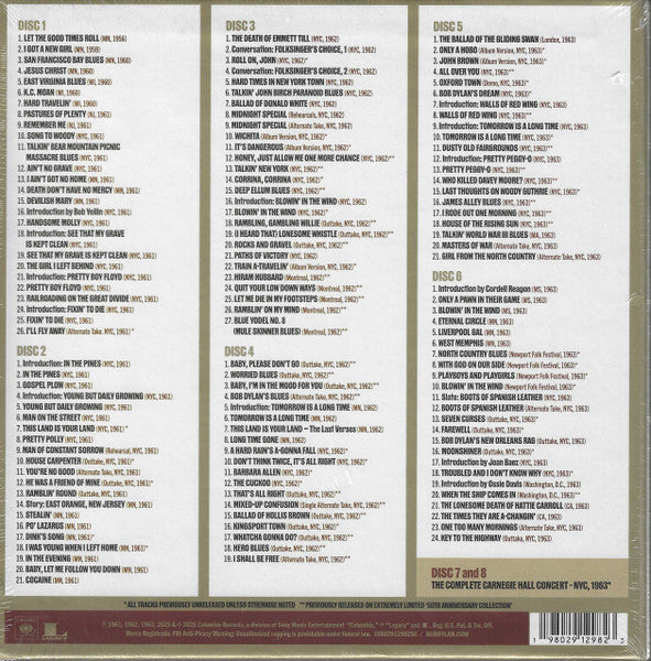 Bob Dylan - Through The Open Window (The Bootleg Series Vol. 18 1956-1963)(CD BOX SET) | USED - FOLK / USED *NEAR MINT*