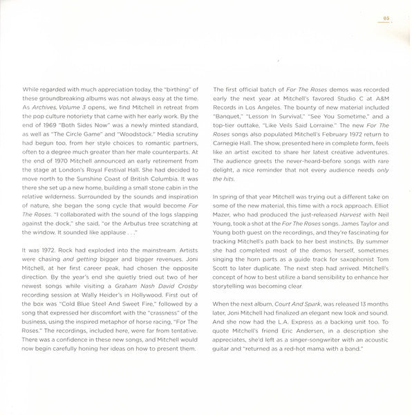 Archives – Volume 3: The Asylum Years (1972-1975) (5x CD BOX) | Near Mint (NM or M-) Excellent+ (EX+) - FOLK / USED *NEAR MINT*