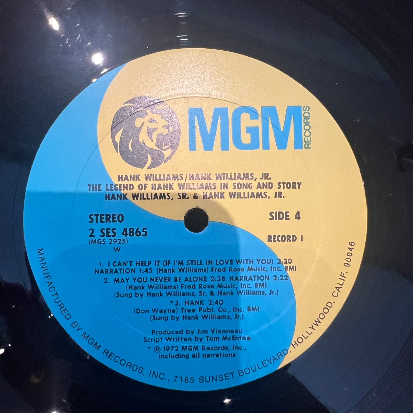 The Legend Of Hank Williams In Song And Story | Near Mint (NM) Excellent (EX)