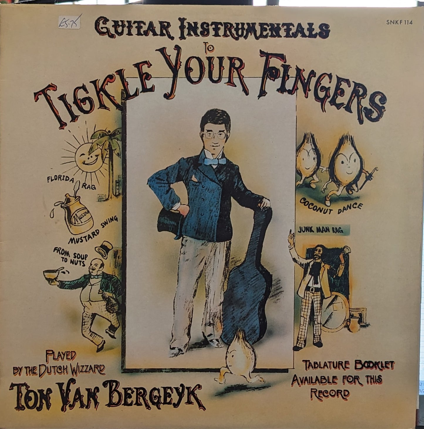 Ton Van Bergeijk - Guitar Instrumentals To Tickle Your Fingers | Near Mint (NM) Near Mint (NM) - FOLK / USED *NEAR MINT*
