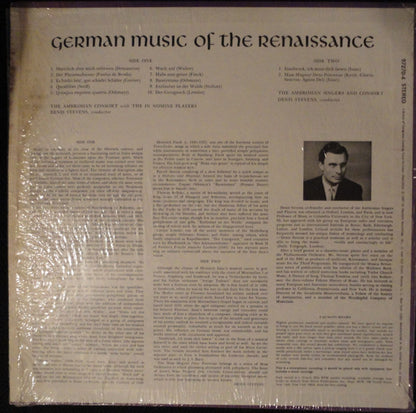 The Ambrosian Singers - German Music of the Renaissance | Near Mint (NM) Excellent (EX) - FOLK / USED *NEAR MINT*
