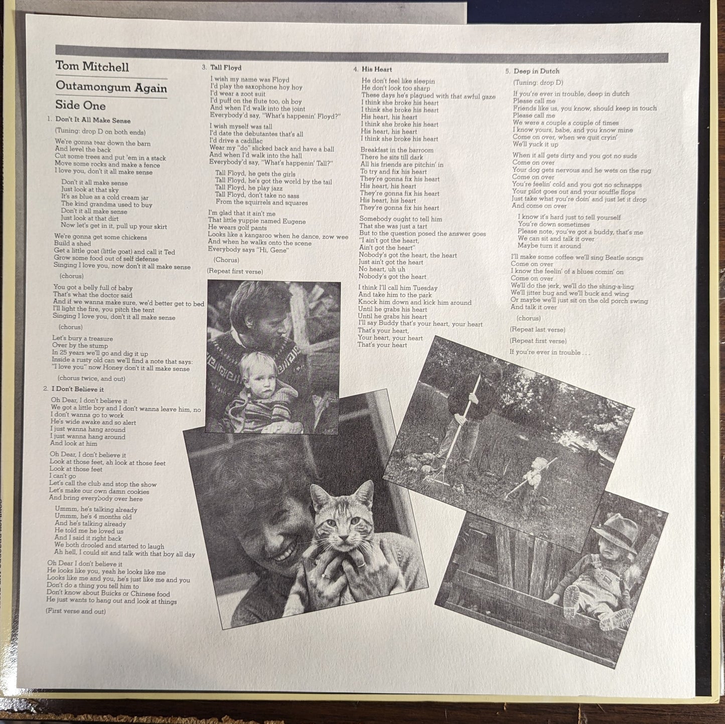 Tom Mitchell (4) - Outamongum Again *SIGNED* | Near Mint (NM) Near Mint (NM) - FOLK / USED *NEAR MINT*