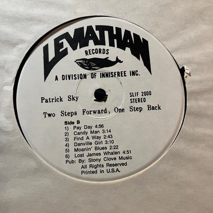 Patrick Sky - Two Steps Forward, One Step Back (VINYL LP) | USED Near Mint (NM or M-) Excellent+ (EX+) - FOLK / USED *NEAR MINT*