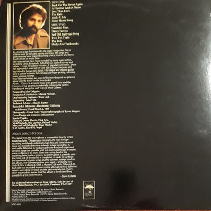 Steve Gillette - Alone... Direct *DIRECT-TO-DISK* | Near Mint (NM) Near Mint (NM) - FOLK / USED *NEAR MINT*