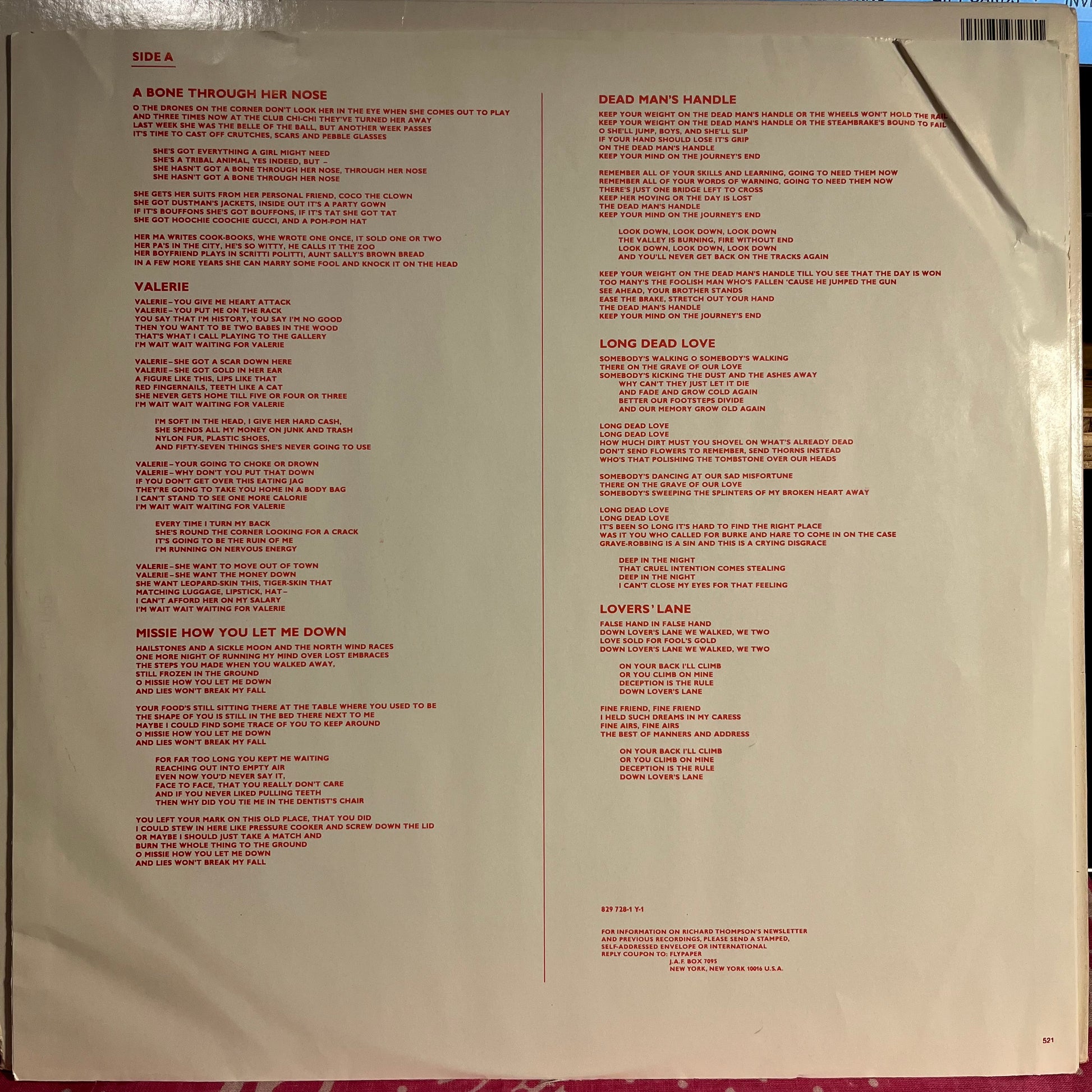 Richard Thompson - Daring Adventures *HRM* | Near Mint (NM) Excellent (EX) - FOLK / USED *NEAR MINT*