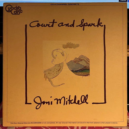 Joni Mitchell - Court And Spark *QUADRAPHONIC* | Near Mint (NM) Excellent (EX) - FOLK / USED *NEAR MINT*