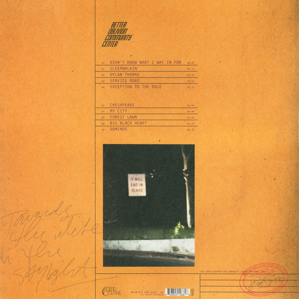 Better Oblivion Community Center (VINYL) | Near Mint (NM) Excellent (EX) - FOLK / USED *NEAR MINT*