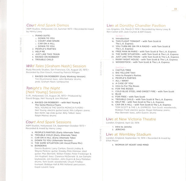 Archives – Volume 3: The Asylum Years (1972-1975) (5x CD BOX) | Near Mint (NM or M-) Excellent+ (EX+) - FOLK / USED *NEAR MINT*