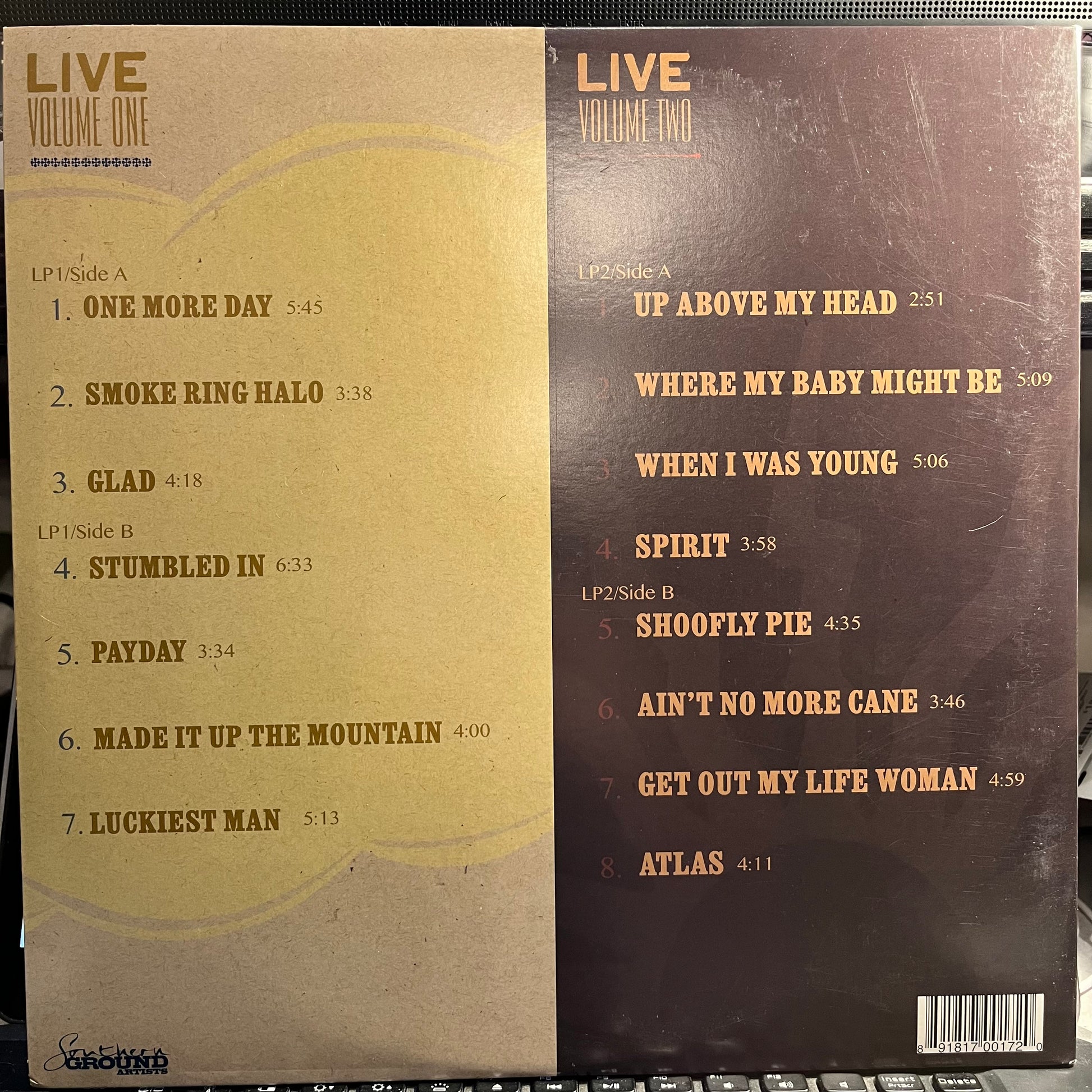 Live Volumes 1 And 2 (2xVINYL)*SIGNED* | Near Mint (NM) Near Mint (NM or M-) - FOLK / USED *NEAR MINT*