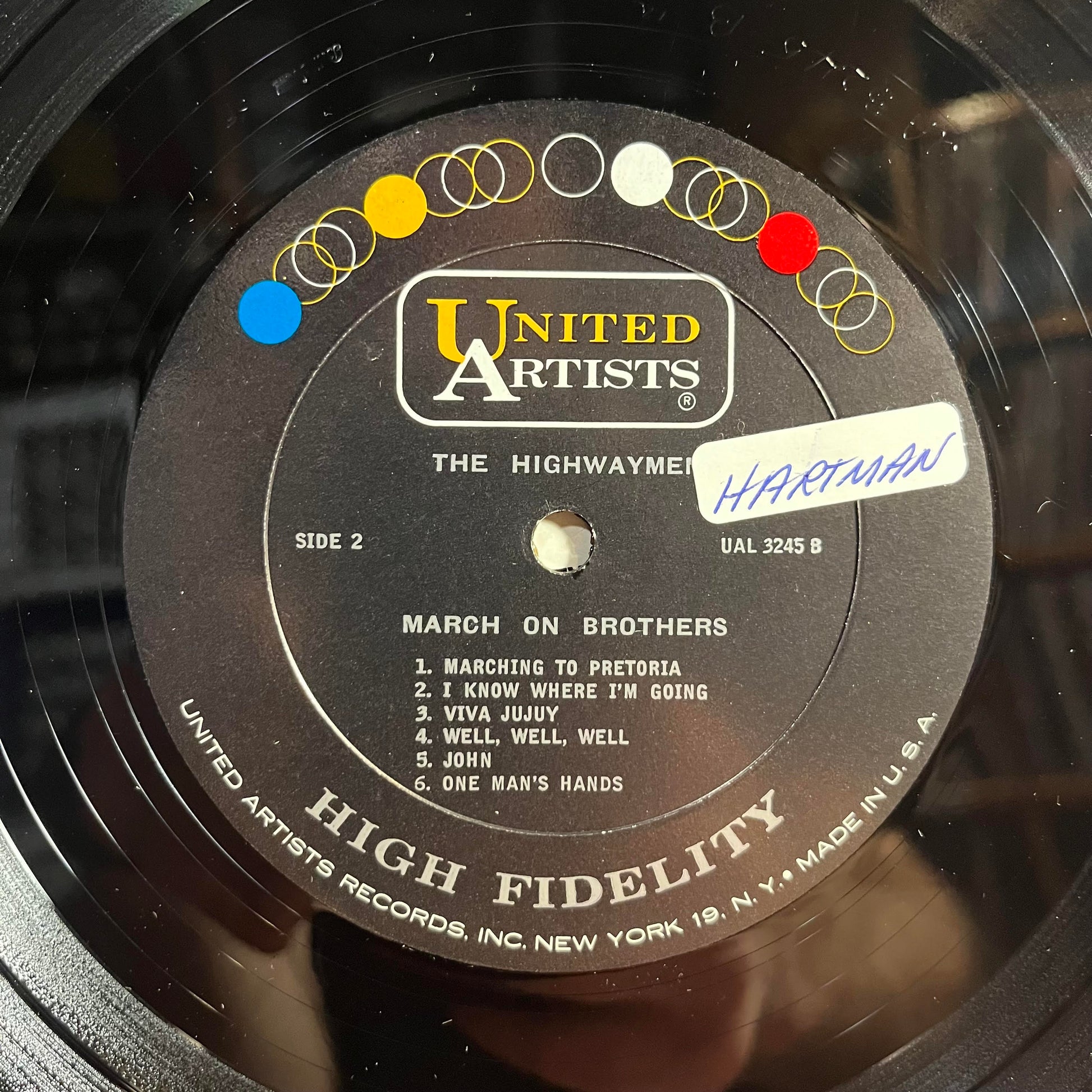 The Highwaymen - March On Brothers | Near Mint (NM) Excellent (EX) - FOLK / USED *NEAR MINT*