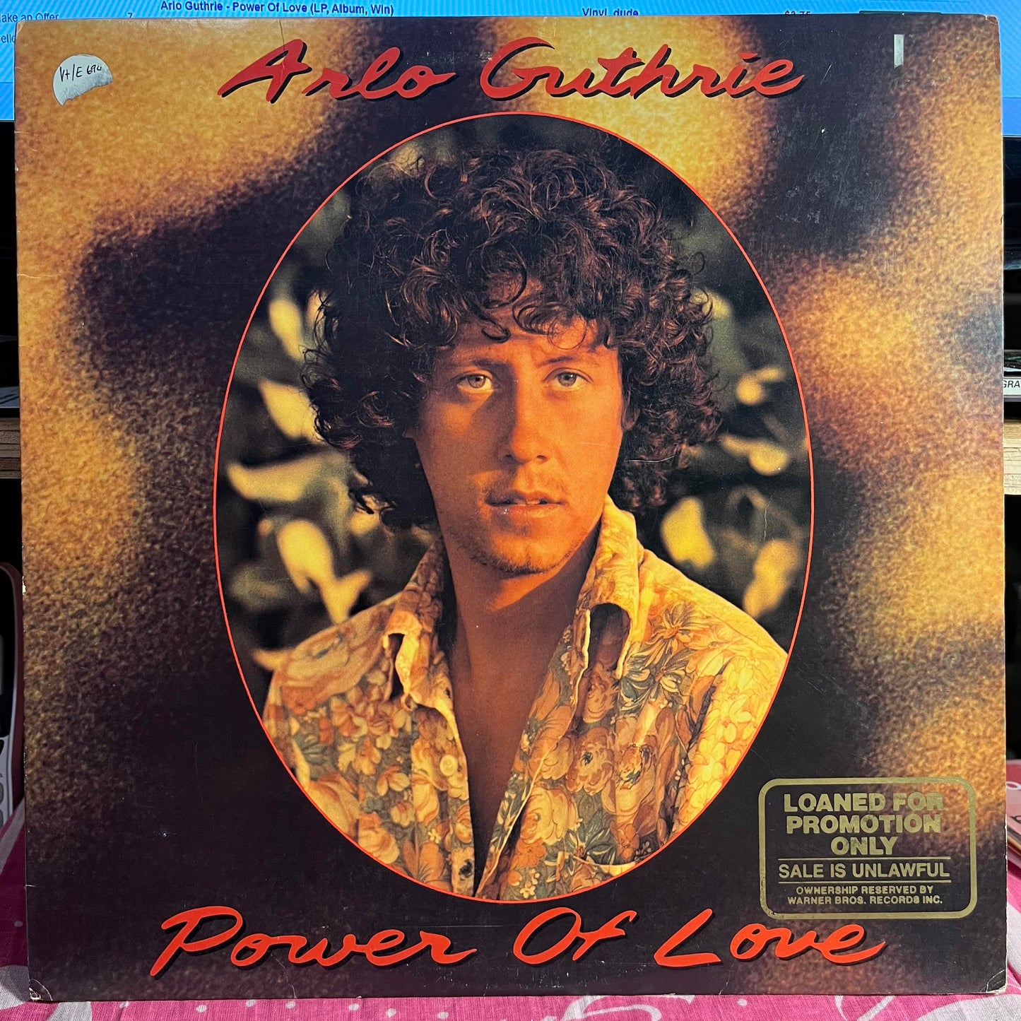 Arlo Guthrie - Power Of Love *PROMO/WINCHESTER* | Near Mint (NM) Excellent (EX) - FOLK / USED *NEAR MINT*