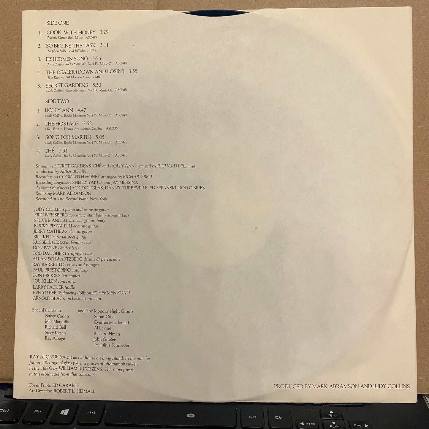 Judy Collins - True Stories *PROMO* | Near Mint (NM) Excellent (EX) - FOLK / USED *NEAR MINT*