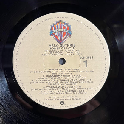Arlo Guthrie - Power Of Love *PROMO/WINCHESTER* | Near Mint (NM) Excellent (EX) - FOLK / USED *NEAR MINT*