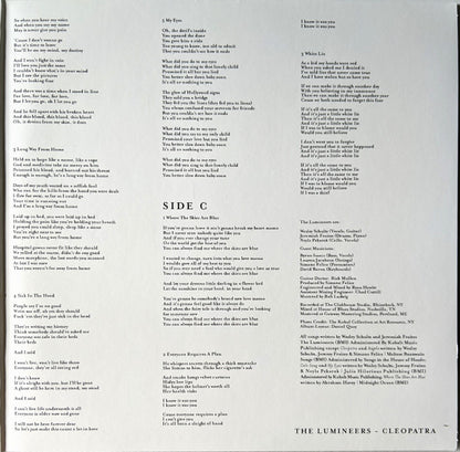 The Lumineers - Cleopatra (BLUE MARBLED VINYL LP DUALTONE 80302-01738-11 2022) | - FOLK / USED *NEAR MINT*