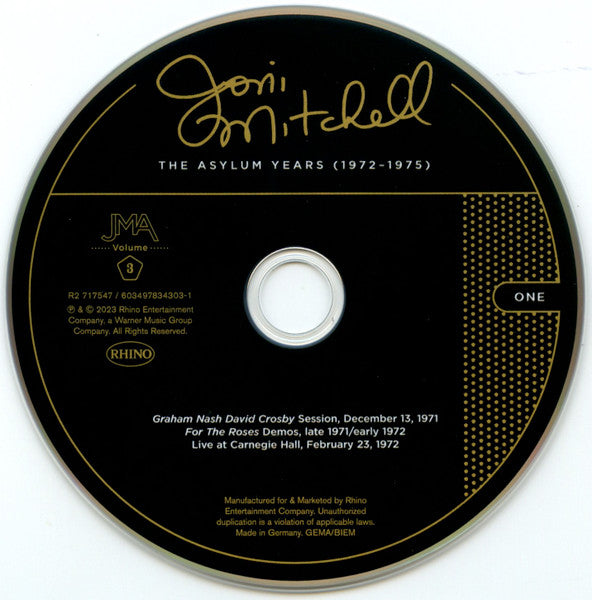 Archives – Volume 3: The Asylum Years (1972-1975) (5x CD BOX) | Near Mint (NM or M-) Excellent+ (EX+) - FOLK / USED *NEAR MINT*