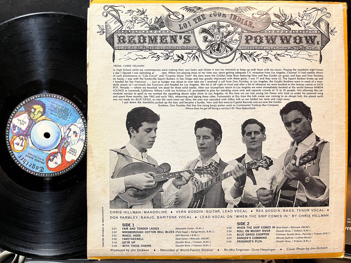 The Hillmen - The Hillmen (VINYL) | Very Good Plus (VG+) Very Good Plus (VG+) - FOLK / USED *VERY GOOD+*