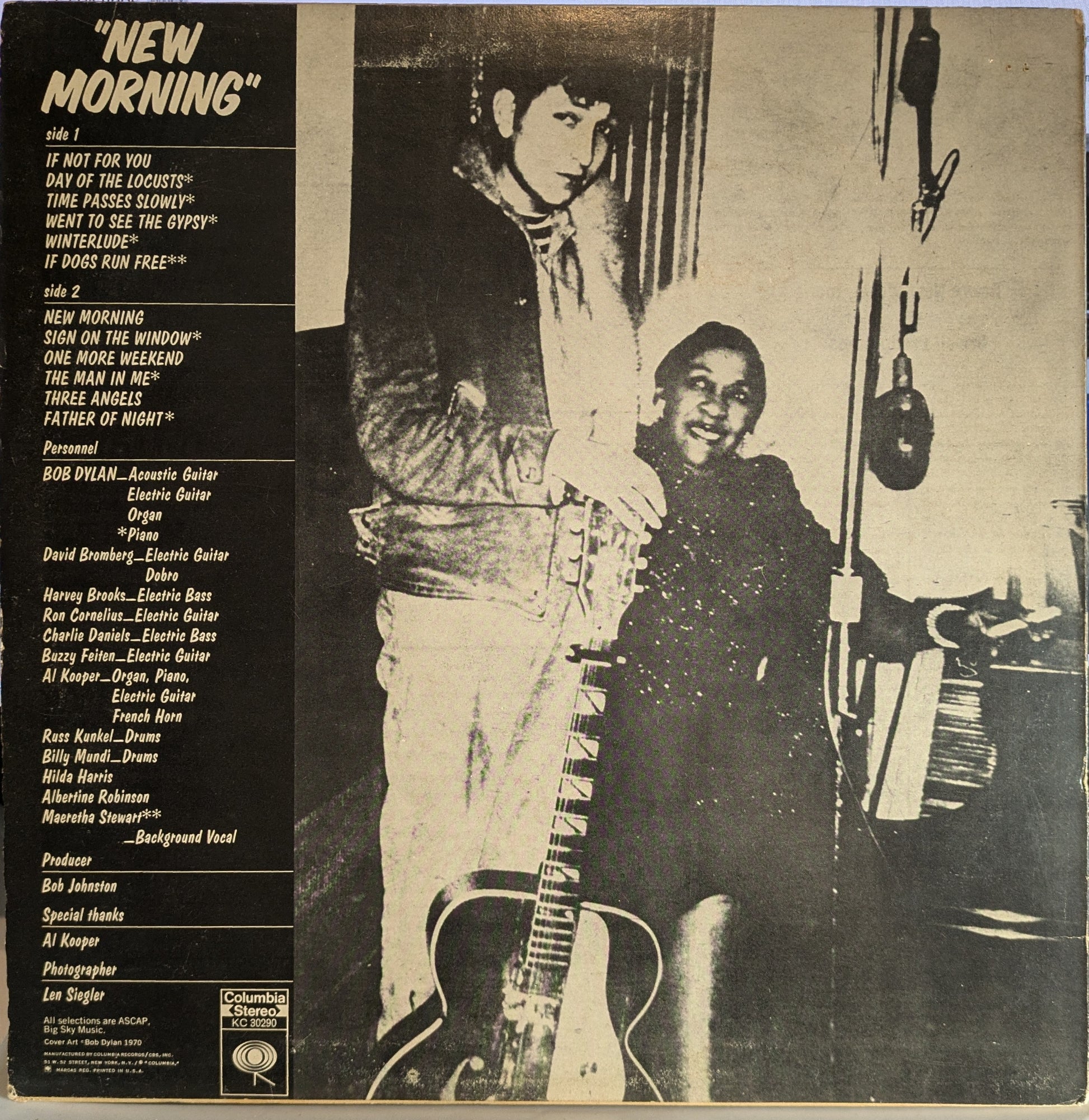 New Morning (VINYL) | Very Good Plus (VG+) Very Good Plus (VG+) - FOLK / USED *VERY GOOD+*