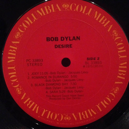 Desire (VINYL) | VERY GOOD PLUS PLUS (VG++) Near Mint (NM) - FOLK / USED * VERY GOOD ++*