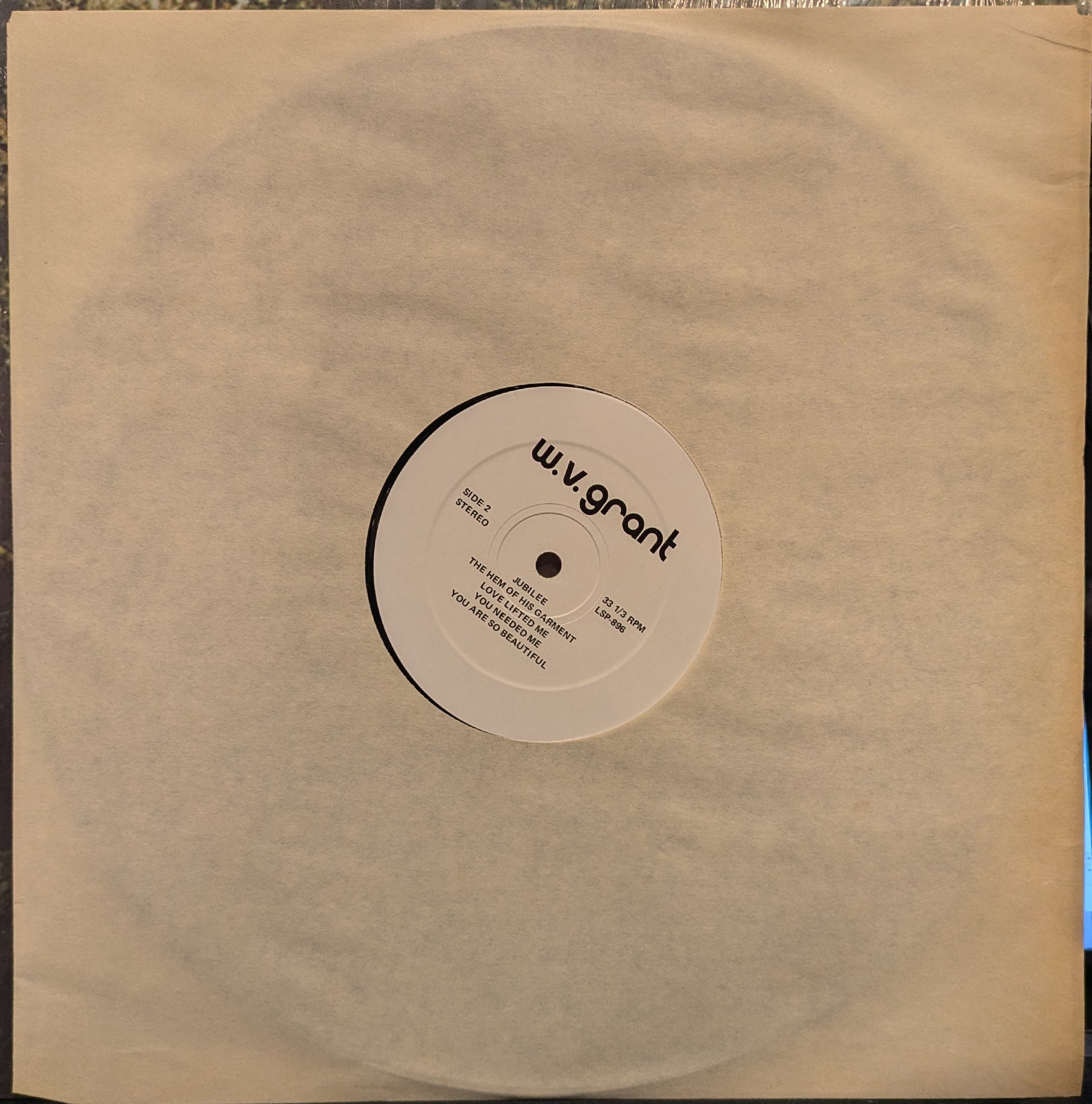 W.V. Grant, Jr. - You're Everything I'd Hoped For | Very Good Plus (VG+) Near Mint (NM) - FOLK / USED *VERY GOOD+*