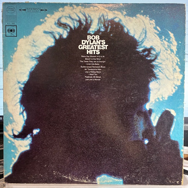 Bob Dylan's Greatest Hits (VINYL) | Very Good Plus (VG+) Very Good Plus (VG+) - FOLK / USED *VERY GOOD+*