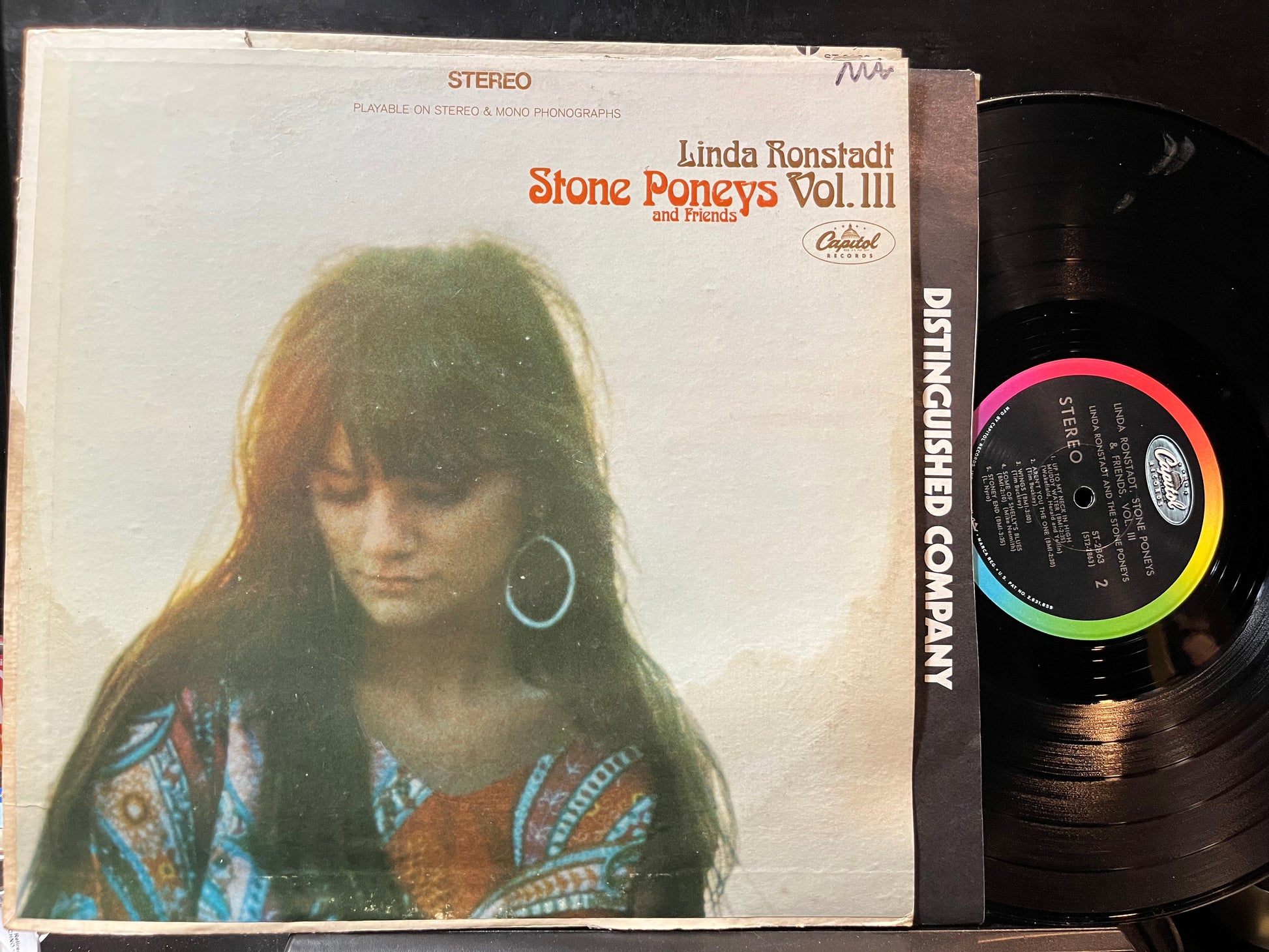 Linda Ronstadt - Vol. III (VINYL) | Very Good Plus (VG+) Very Good (VG) - FOLK / USED *VERY GOOD+*
