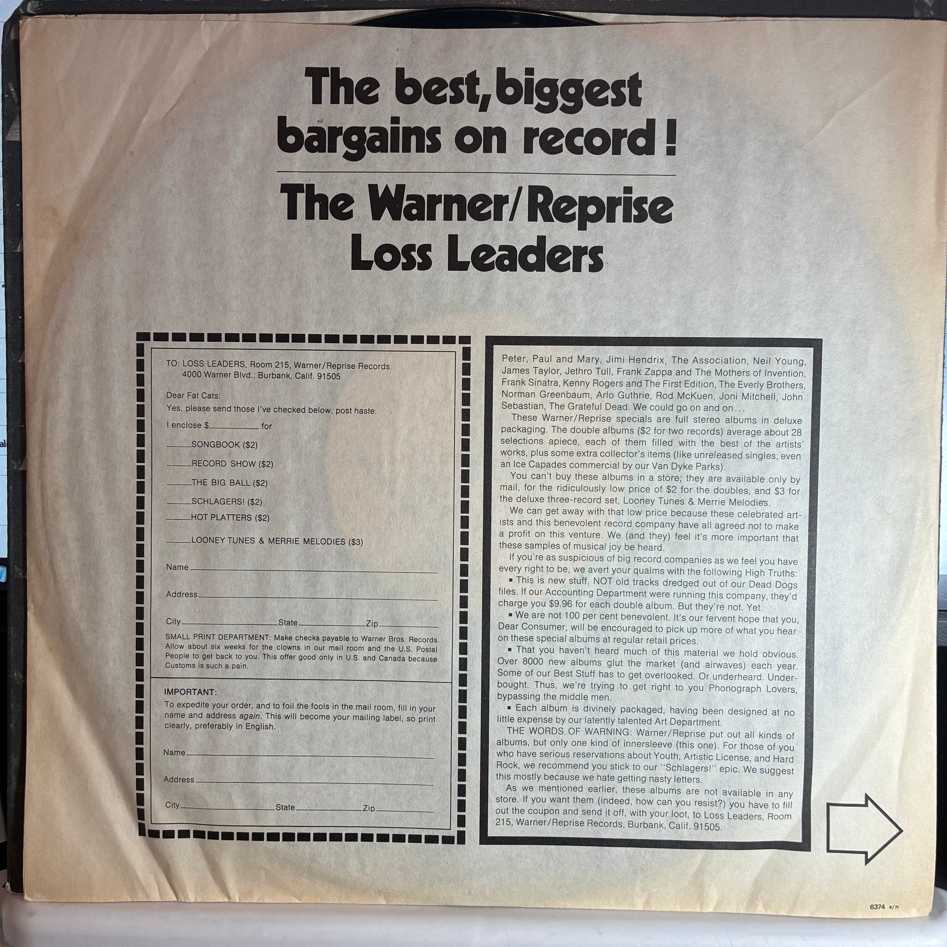 Loose (VINYL) | Very Good Plus (VG+) Very Good Plus (VG+) - FOLK / USED *VERY GOOD+*