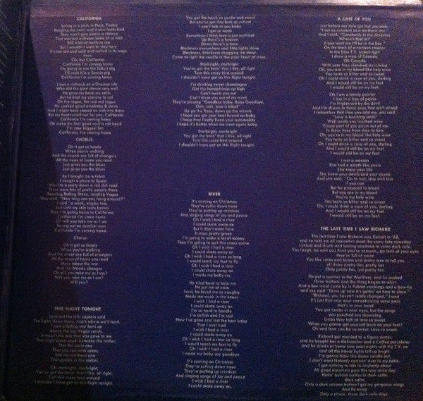Blue (VINYL) | Very Good Plus (VG+) Very Good (VG) - FOLK / USED *VERY GOOD +*