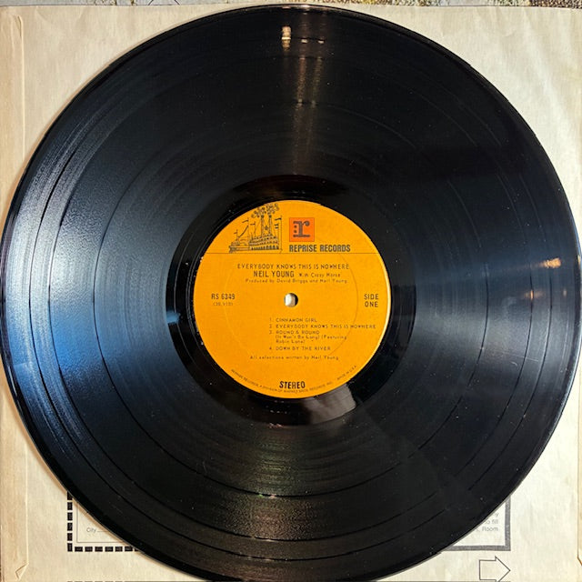 Everybody Knows This Is Nowhere (VINYL) | Very Good Plus (VG+) Excellent (EX) - FOLK / USED *VERY GOOD+*