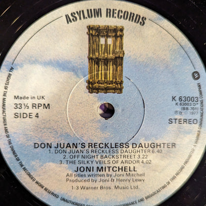 Joni Mitchell - Don Juan's Reckless Daughter *UK* | Very Good Plus (VG+) Excellent (EX) - FOLK / USED *VERY GOOD+*