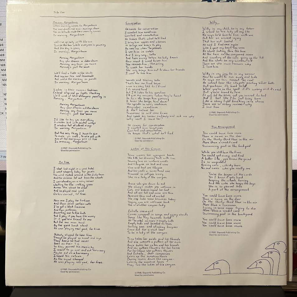 Ladies Of The Canyon (VINYL) | Very Good Plus (VG+) Near Mint (NM) - FOLK / USED *VERY GOOD+*