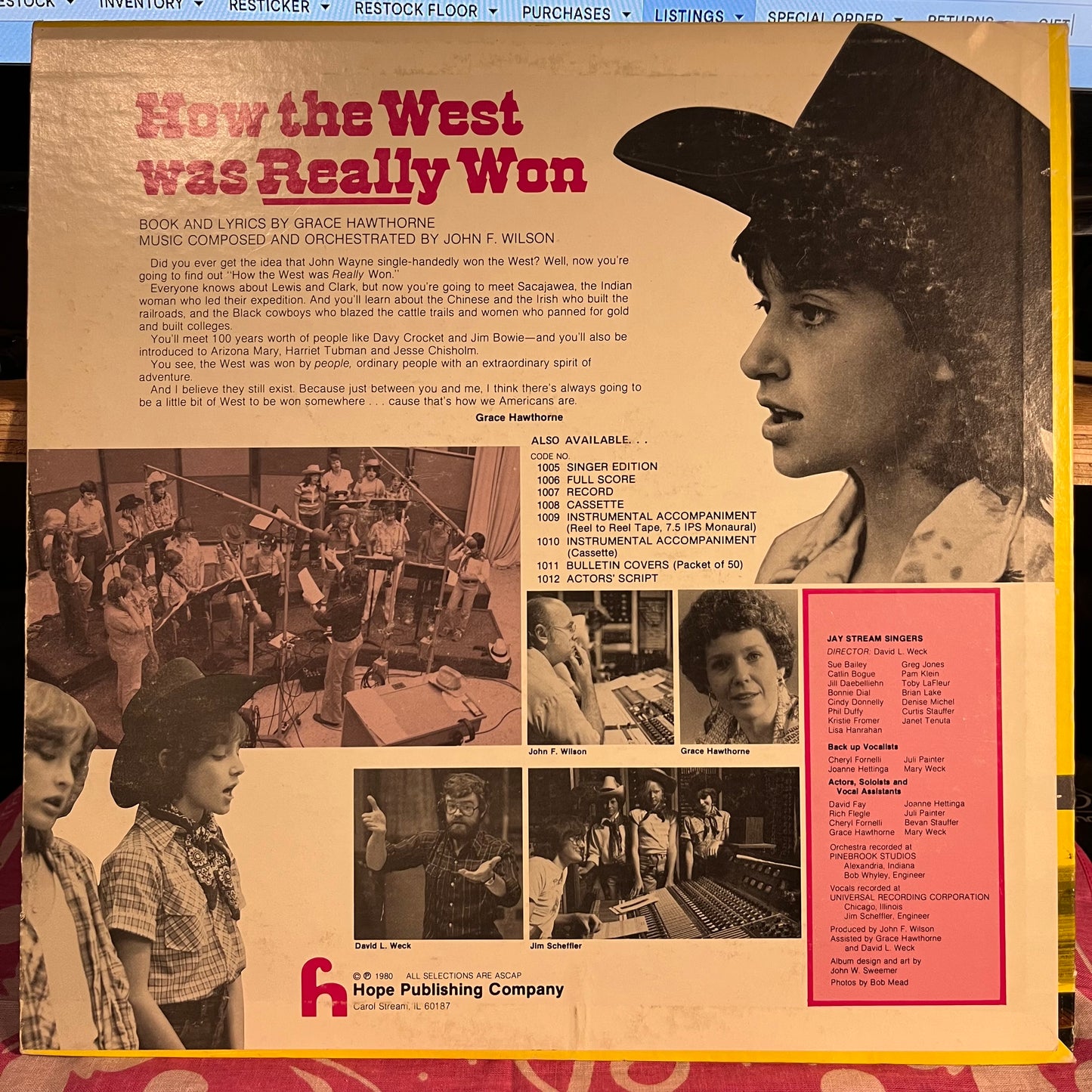 Grace Hawthorne - How The West Was Really Won | Very Good Plus (VG+) Excellent (EX) - FOLK / USED *VERY GOOD++*