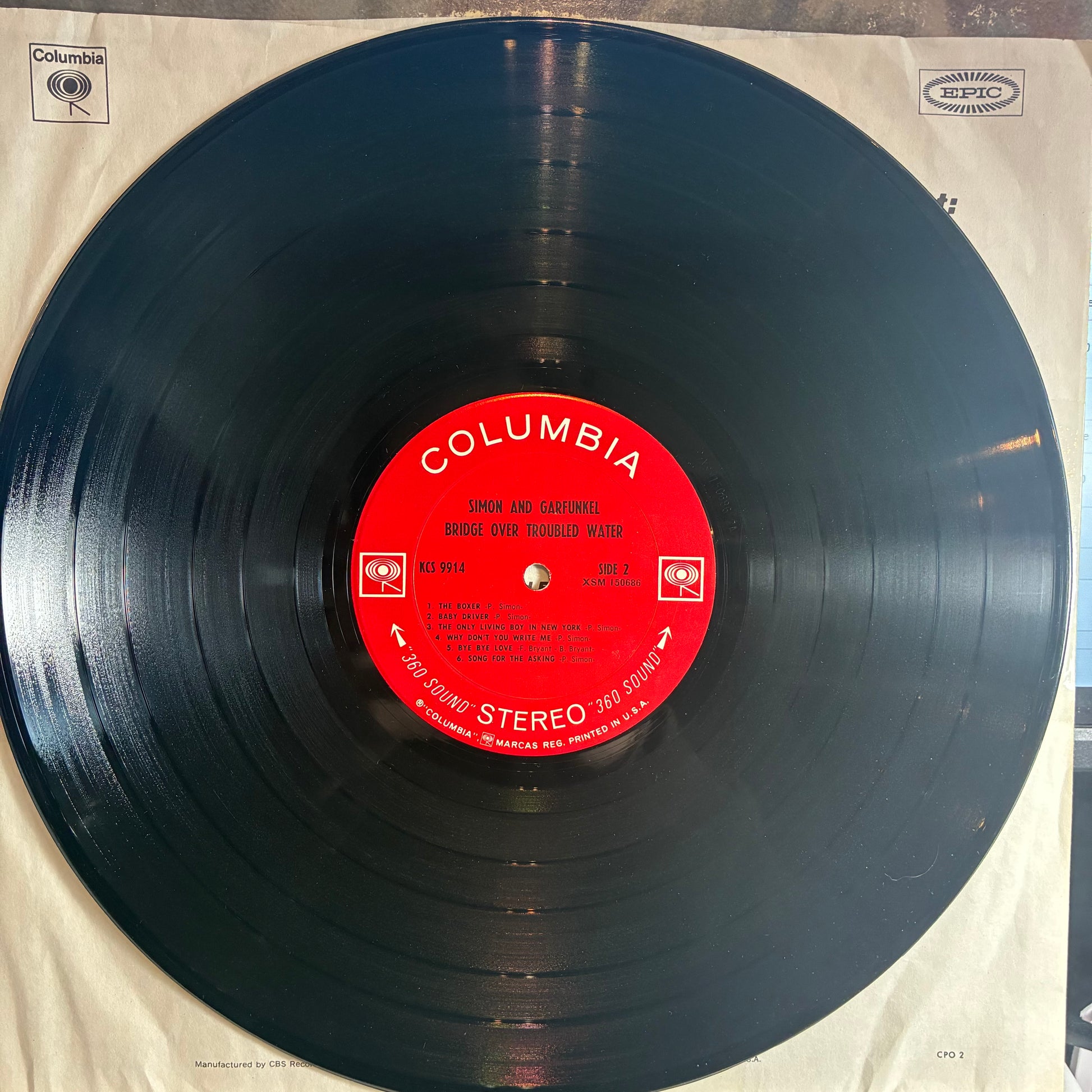 Bridge Over Troubled Water (VINYL) | Very Good Plus (VG+) Very Good Plus (VG+) - FOLK / USED *VERY GOOD+*