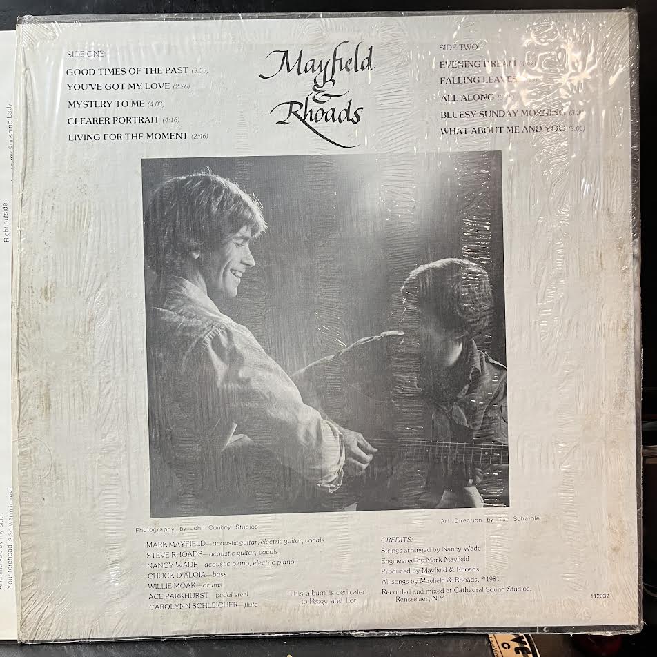 Mayfield & Rhoads (VINYL) | Very Good Plus (VG+) Near Mint (NM) - FOLK / USED *VERY GOOD+*