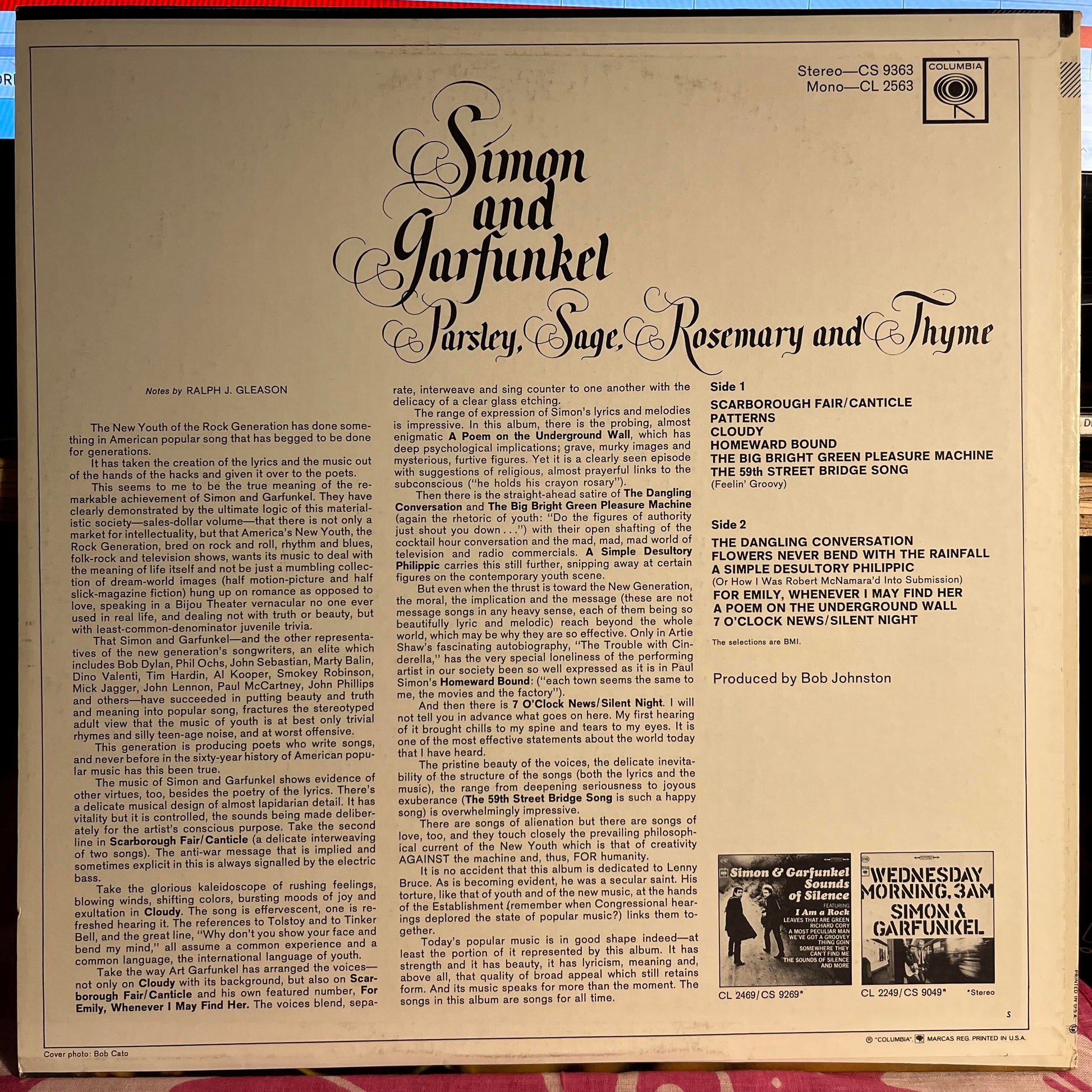 Simon & Garfunkel - Parsley, Sage, Rosemary And Thyme *STEREO* | Very Good Plus (VG+) Near Mint (NM) - FOLK / USED *VERY GOOD+*