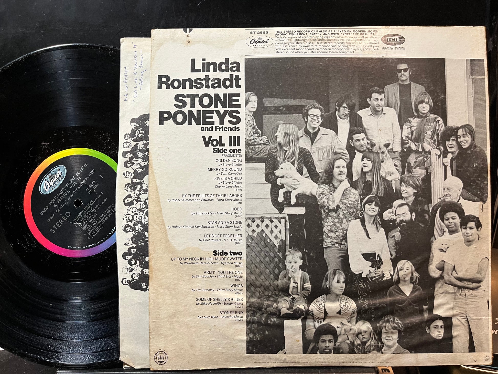 Linda Ronstadt - Vol. III (VINYL) | Very Good Plus (VG+) Very Good (VG) - FOLK / USED *VERY GOOD+*