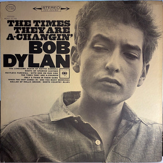 The Times They Are A-Changin' (VINYL) | Very Good (VG) Very Good Plus (VG+) - FOLK / USED *VERY GOOD*