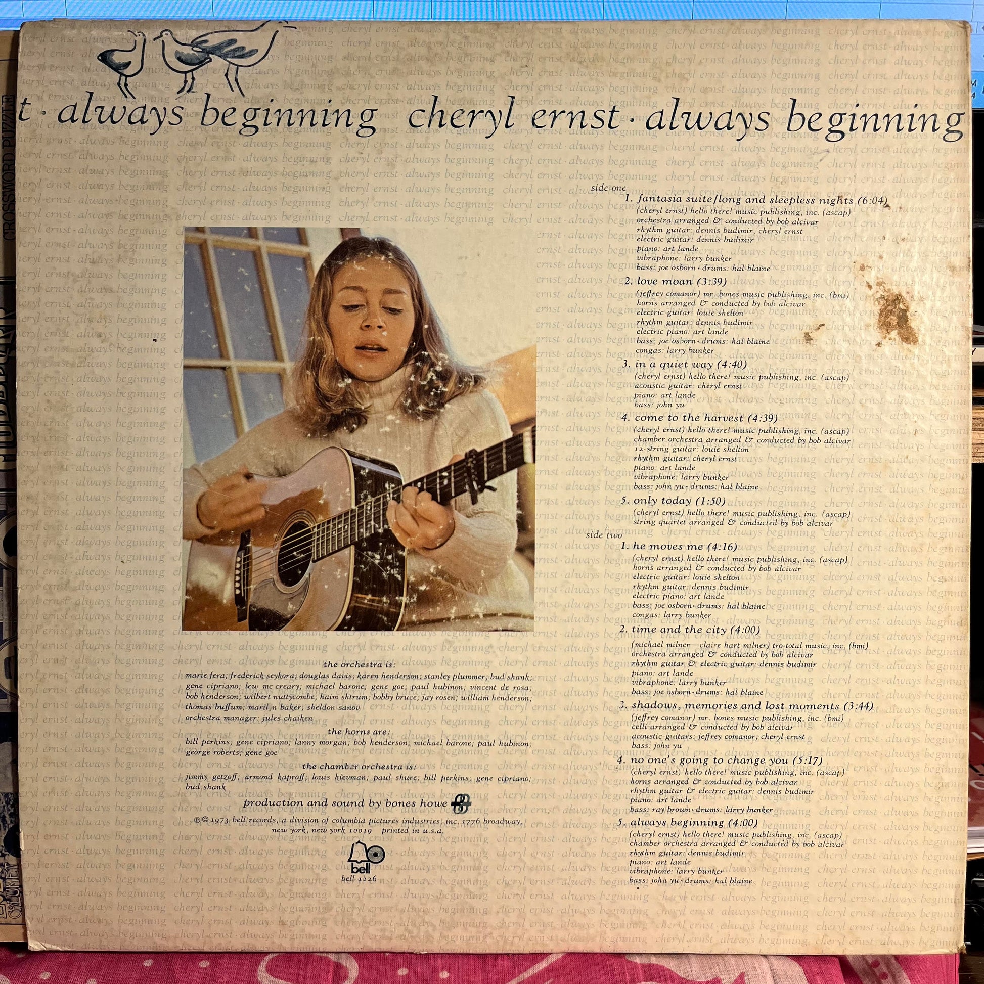Cheryl Ernst - Always Beginning *BESTWAY* | Very Good (VG) Very Good (VG) - FOLK / USED *VERY GOOD*