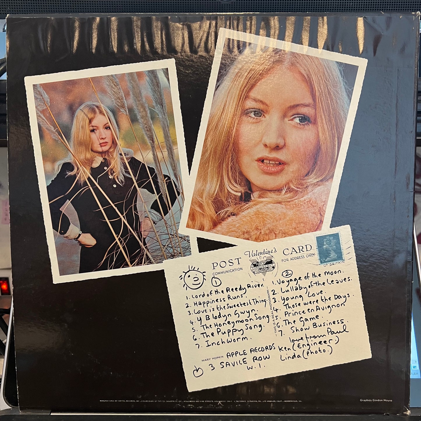 Post Card | Good (G) Very Good Plus (VG+)