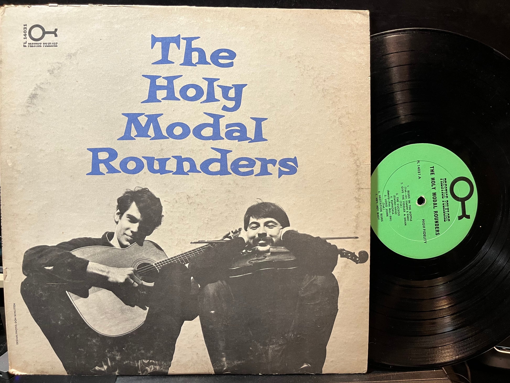 The Holy Modal Rounders - The Holy Modal Rounders (VINYL LP PRESTIGE FOLKLORE 14031 1964) | Very Good (VG) Very Good Plus (VG+) - FOLK / USED *VERY GOOD*