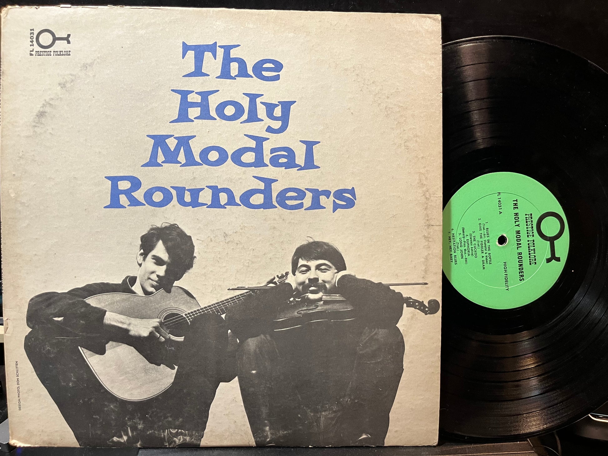 The Holy Modal Rounders - The Holy Modal Rounders (VINYL LP PRESTIGE FOLKLORE 14031 1964) | Very Good (VG) Very Good Plus (VG+) - FOLK / USED *VERY GOOD*
