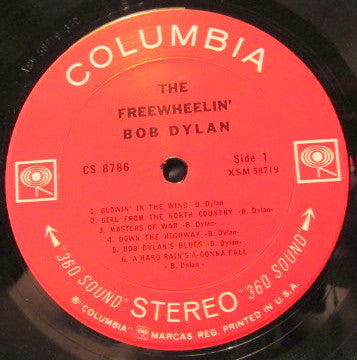 Bob Dylan - The Freewheelin' Bob Dylan (VINYL LP) | Very Good (VG) Very Good Plus (VG+) - FOLK / USED *VERY GOOD*