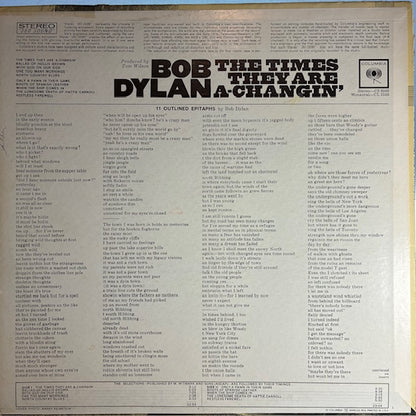 The Times They Are A-Changin' (VINYL) | Very Good (VG) Very Good Plus (VG+) - FOLK / USED *VERY GOOD*