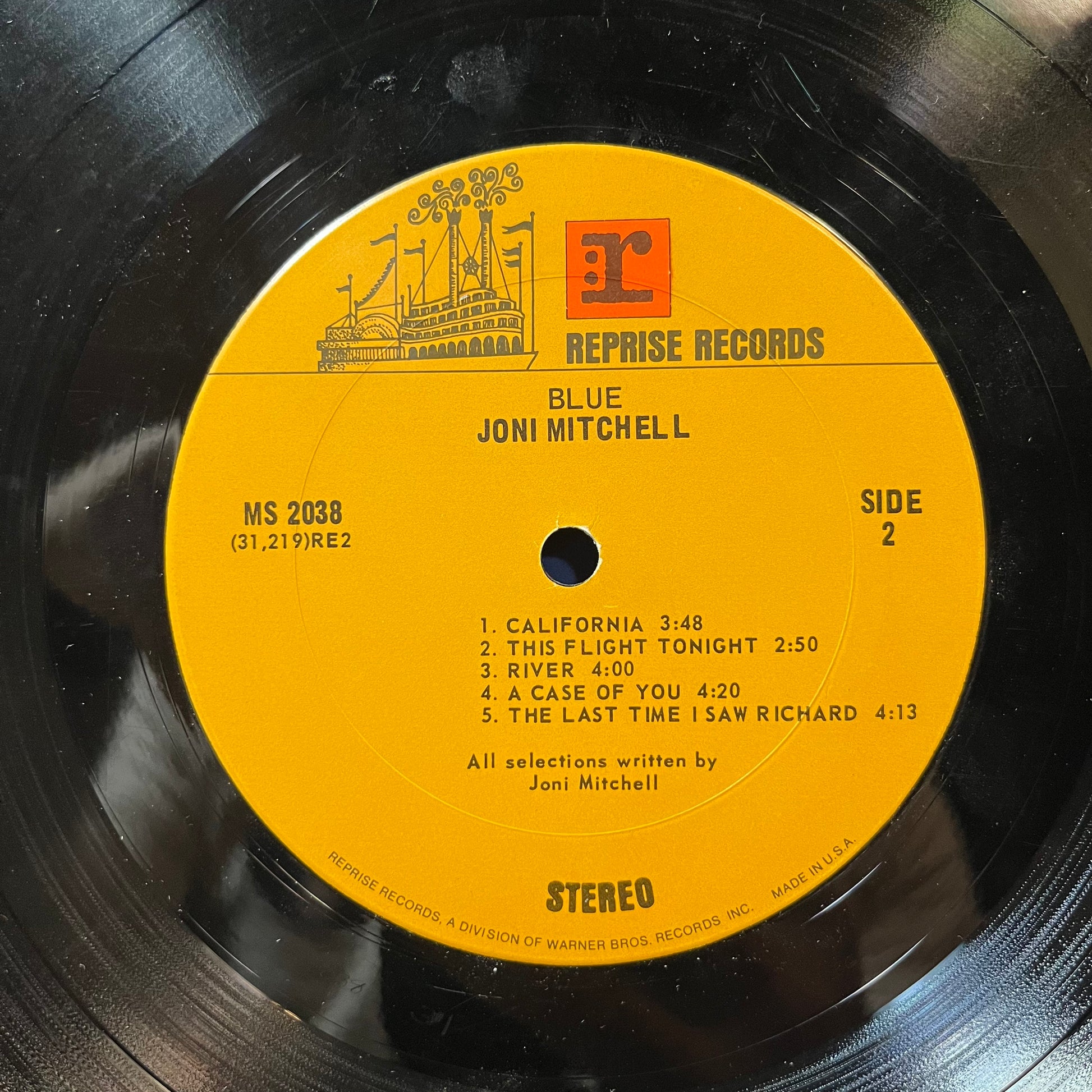 Joni Mitchell - Blue (VINYL LP REPRISE MS 2038 1971) | USED Very Good (VG) Very Good (VG) - FOLK / USED *VERY GOOD*