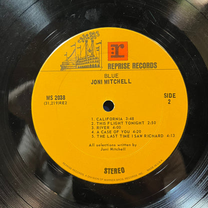 Joni Mitchell - Blue (VINYL LP REPRISE MS 2038 1971) | USED Very Good (VG) Very Good (VG) - FOLK / USED *VERY GOOD*